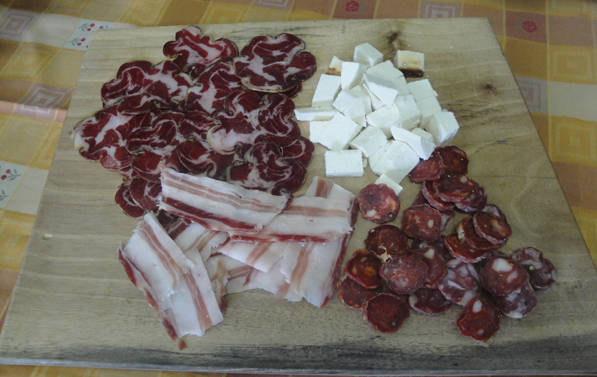 Agriturismo la Candina del Nonno | Il Tagliere - Affettati e formaggio