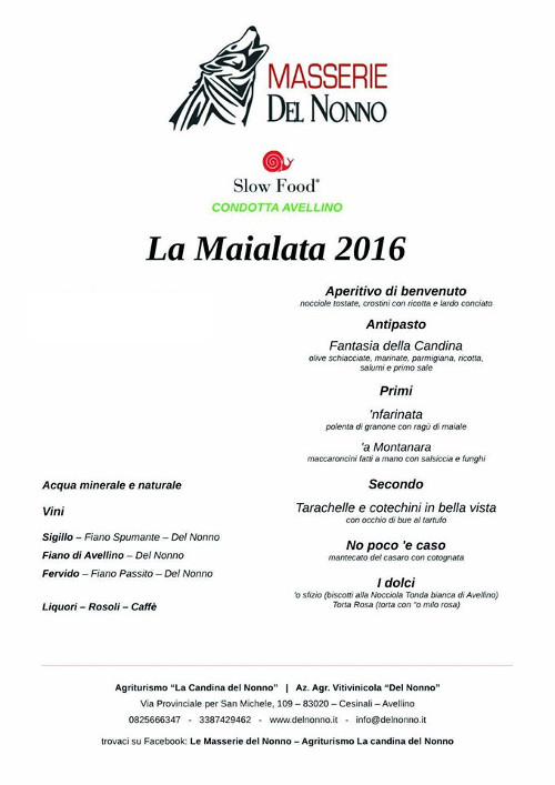 Maialata 2016 | Masserie del Nonno | www.delnonno.it